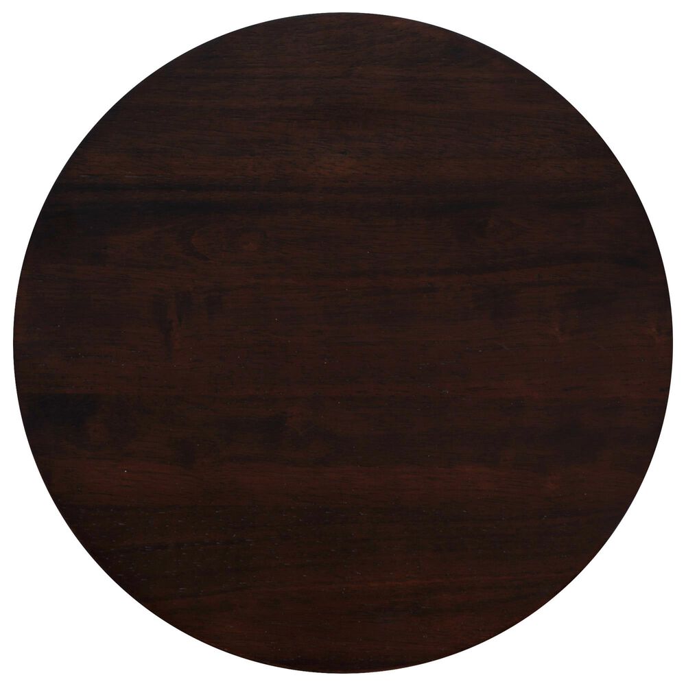 Linon Home Decor Abby 29" Bar Stool in Walnut, , large