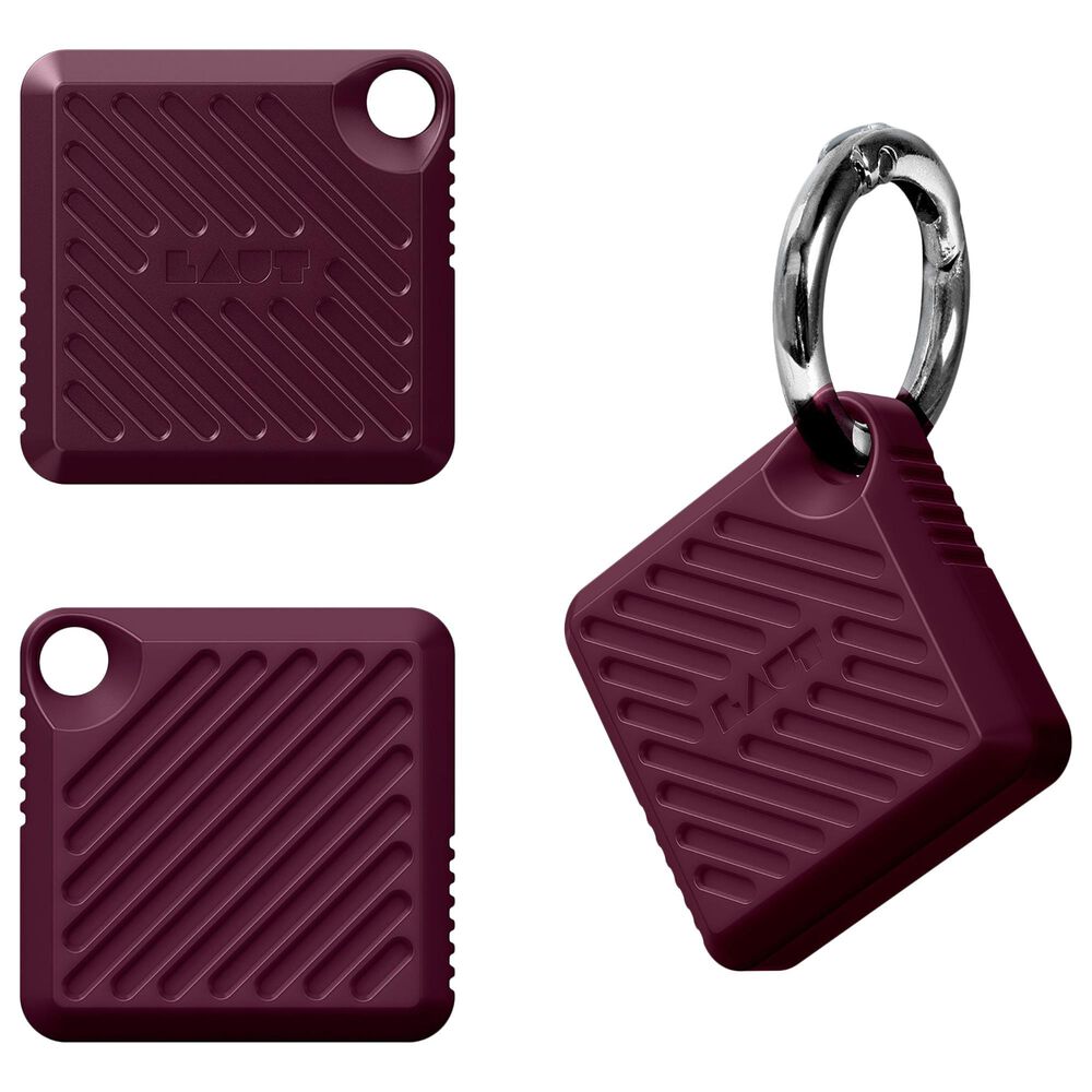 Laut Capsule IMPKT Case for Apple AirTag in Plum, , large
