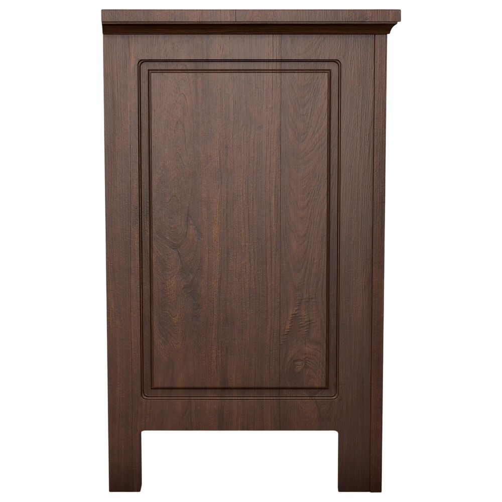 Archbold Furniture Heritage Queen Panel Bed with Dresser and Nightstands Bedroom Set in Brown Mahogany, , large