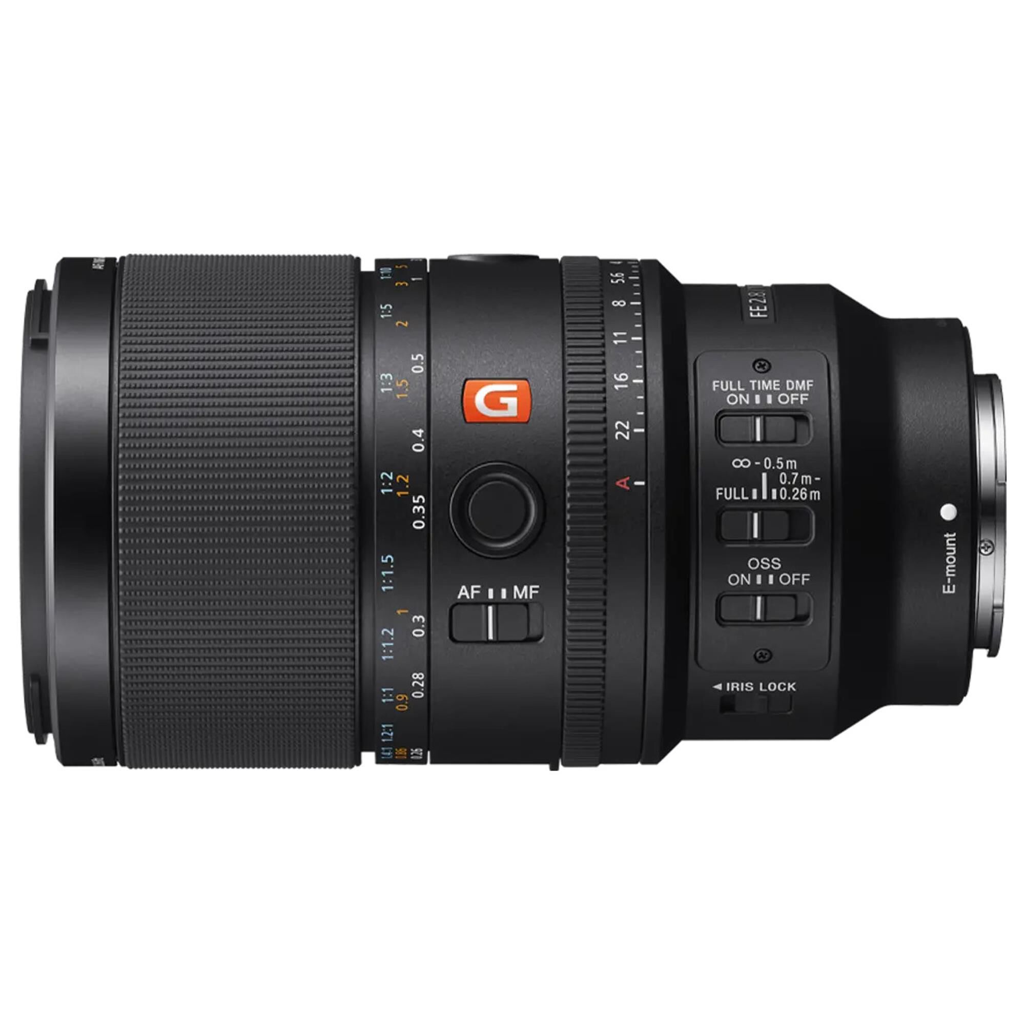 Sony FE 100mm f/2.8 G Master Prime Macro Lens in Black