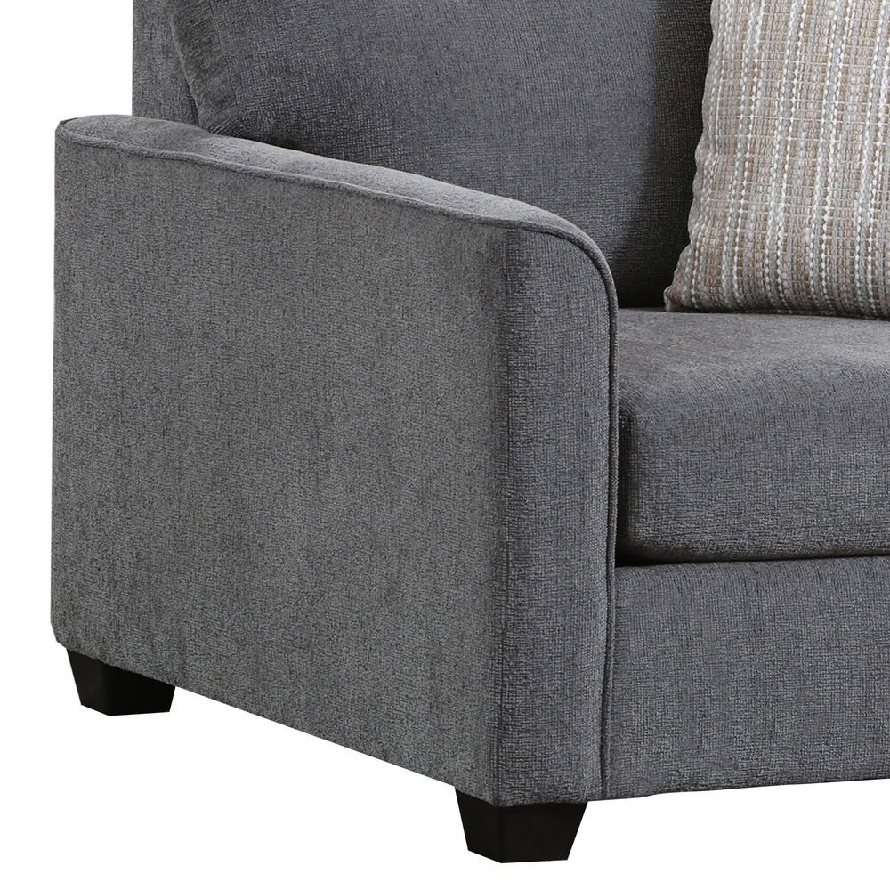 Northwestern Irving Arm Chair in Charcoal, , large