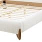 Jennifer Taylor Home Alpine Puffy Modern Queen Platform Bed in Ivory White, , large