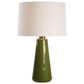 Uttermost Kelley Table Lamp in Moss Green and Antiqued Brass, , large