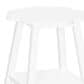 Linden Boulevard Petunia Side Table in White, , large
