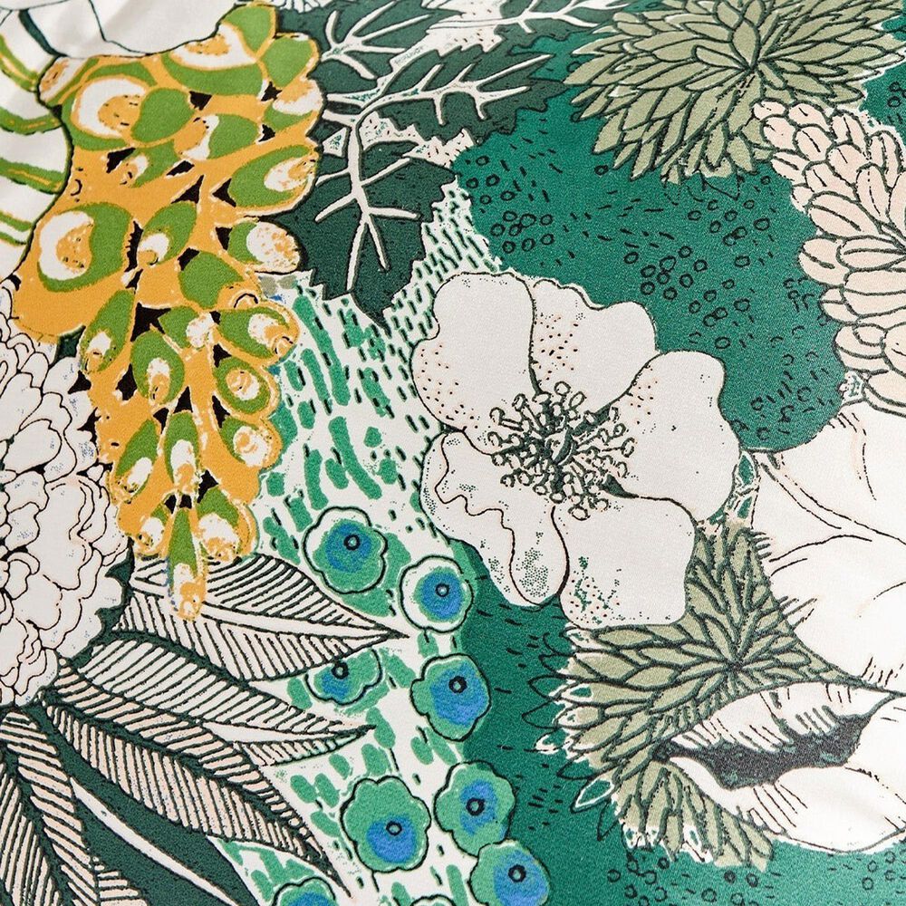 Levtex Bettina Twin Duvet Cover in Teal, Blue, Green, Mauve and Cream, , large
