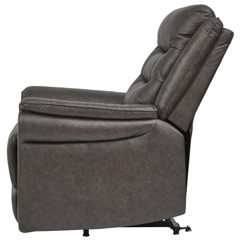 Ashley Oatman Power Lift Recliner in Umber, , large