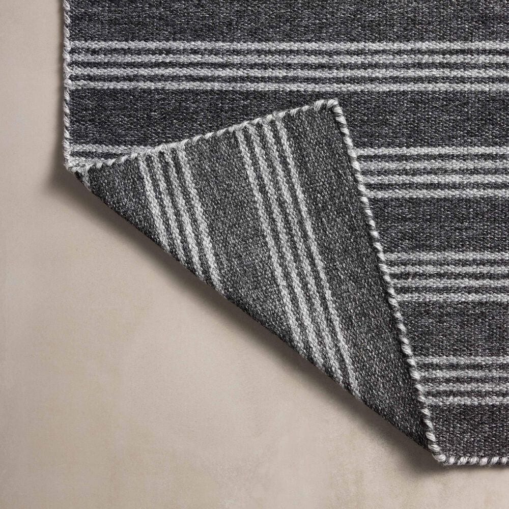 Magnolia Home Charlie Charcoal and Grey 2&#39;6&quot; x 7&#39;6&quot; Indoor/Outdoor Runner, , large