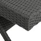 Hearth and Haven Salem PE Wicker Chaise Lounge in Grey (Set of 2), , large
