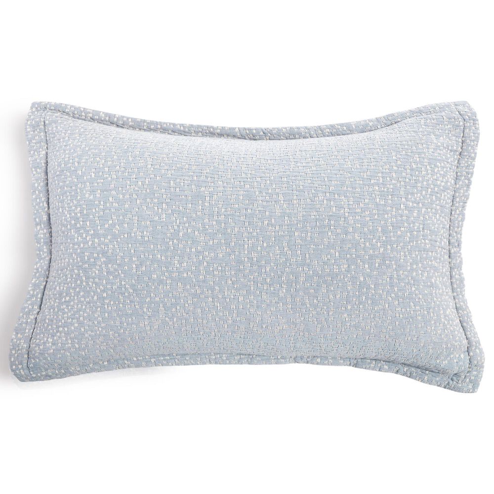Pom Pom At Home Malibu 14" x 24" Lumbar Throw Pillow in Light Blue, , large