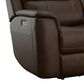 Flexsteel Henry Power Sofa and Loveseat Set in Burnt Umber, , large