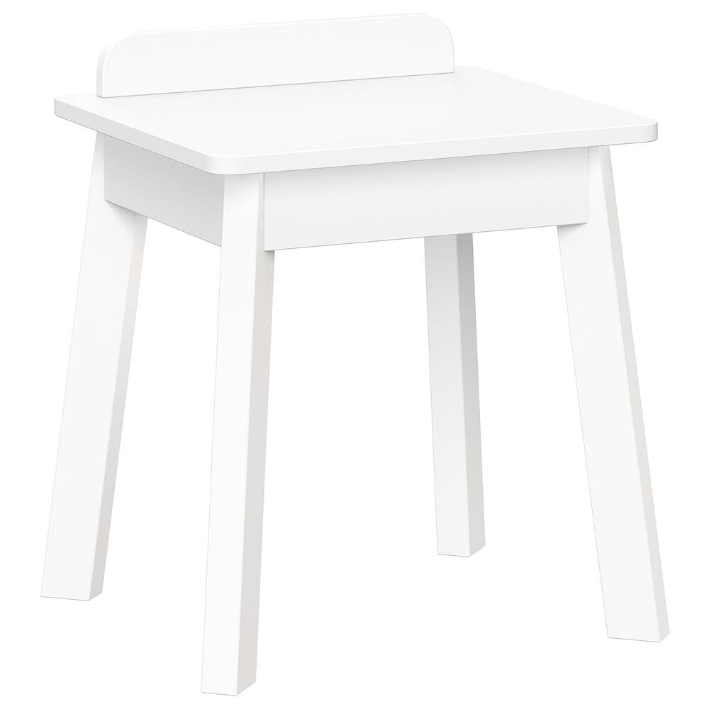 RiverRidge Home 3-Piece Kids Desk and Chair Set with Cubbies and Bookracks in White, , large