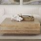 Mercana Furniture & Decor Hayden Square Coffee Table in Light Brown, , large
