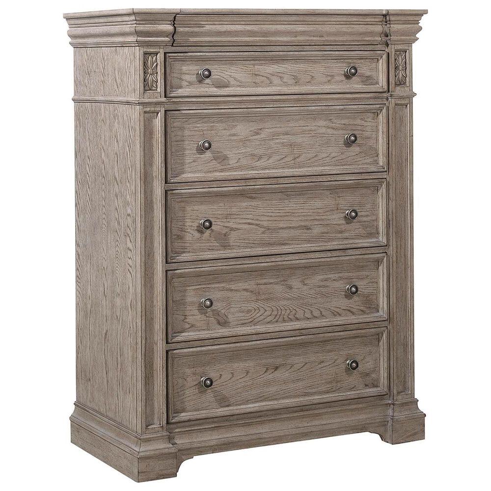 Chapel Hill Kingsbury Chest in Gray and Brown Nebraska Furniture Mart