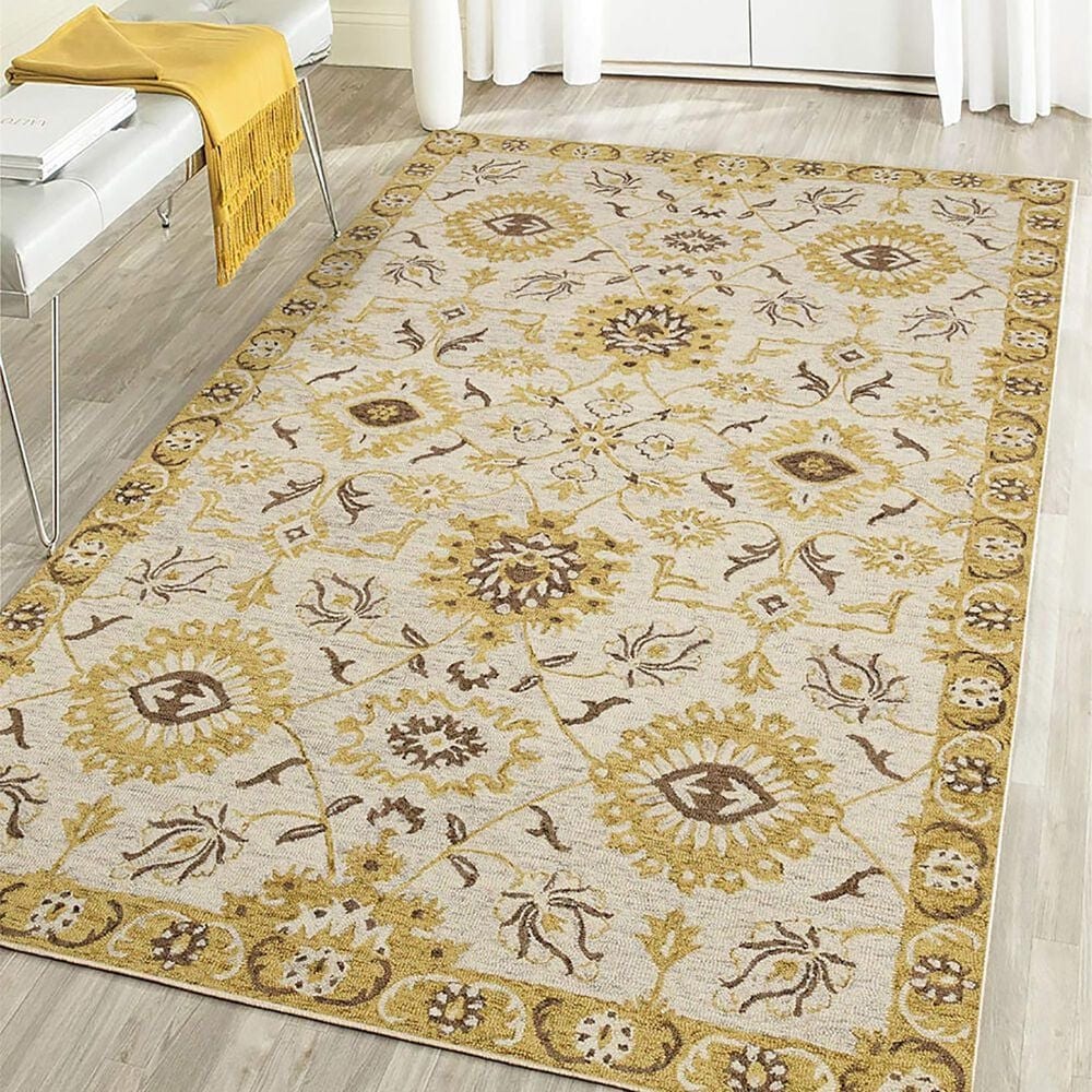 Amer Rugs Romania 9&#39; x 13&#39; Gold Area Rug, , large