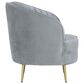 Coaster Sophia Arm Chair in Grey, , large