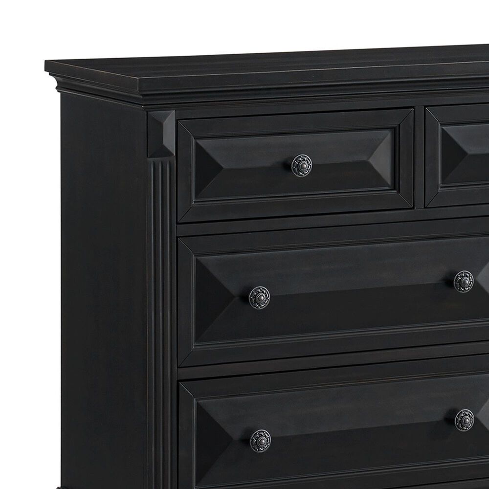 Mayberry Hill Bridgestone 7-Drawer Dresser in Black, , large