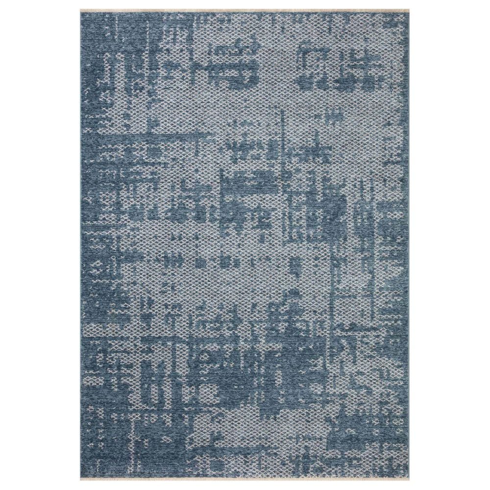 Loloi II Vance VAN-01 2"3" x 3"10" Denim and Dove Area Rug, , large