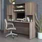 Sauder Affirm 6-Piece Commercial Office Desk Suite in Hudson Elm, , large