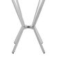 Blue River Naomi and Lorin 3-Piece Counter Height Dining Set in Stainless Steel, , large