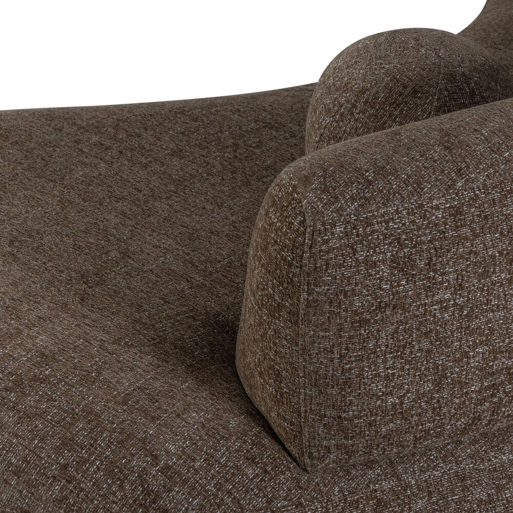 Blue River Oakland Stationary 3-Seater Sofa in Salted Brown Velvet, , large