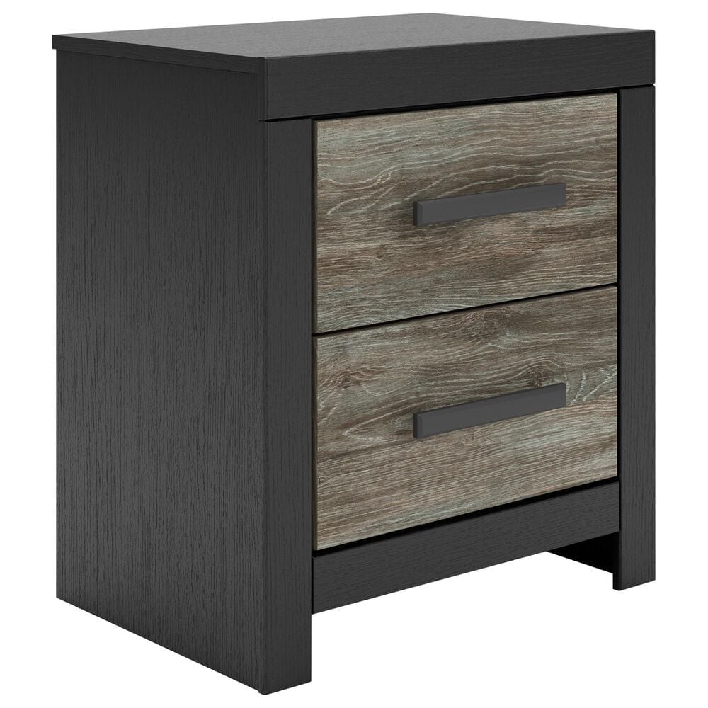 Ashley Broachmyn 4 Piece Queen Bookcase Bed Set in Black and Gray, , large