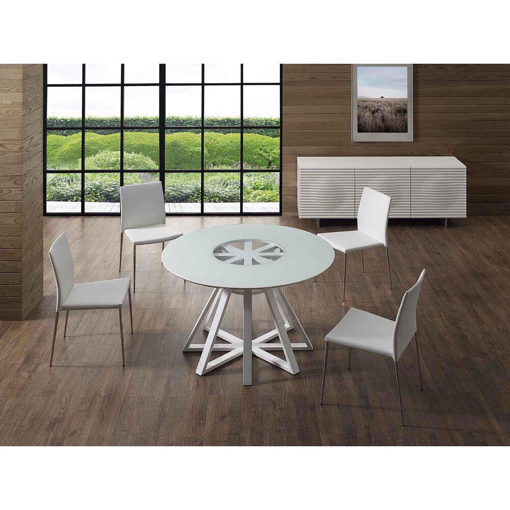 Casablanca Moon Buffet Server in White Lacquer, , large