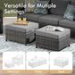 HOMLUX 8-Piece Outdoor Patio Furniture in  Dark Grey, , large