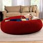 Jaxx 6" Cocoon Large Bean Bag Chair in Cinnabar, , large