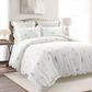 Triangle Home Fashions Livia Floral 5-Piece Full/Queen Comforter Set in Neutral and Blue, , large