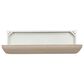 Linon Home Decor Jane Storage Bench with Light Tan Cushion in Vanilla White, , large