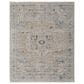 Feizy Pasha 39M5F 2" x 3" Beige and Blue Area Rug, , large