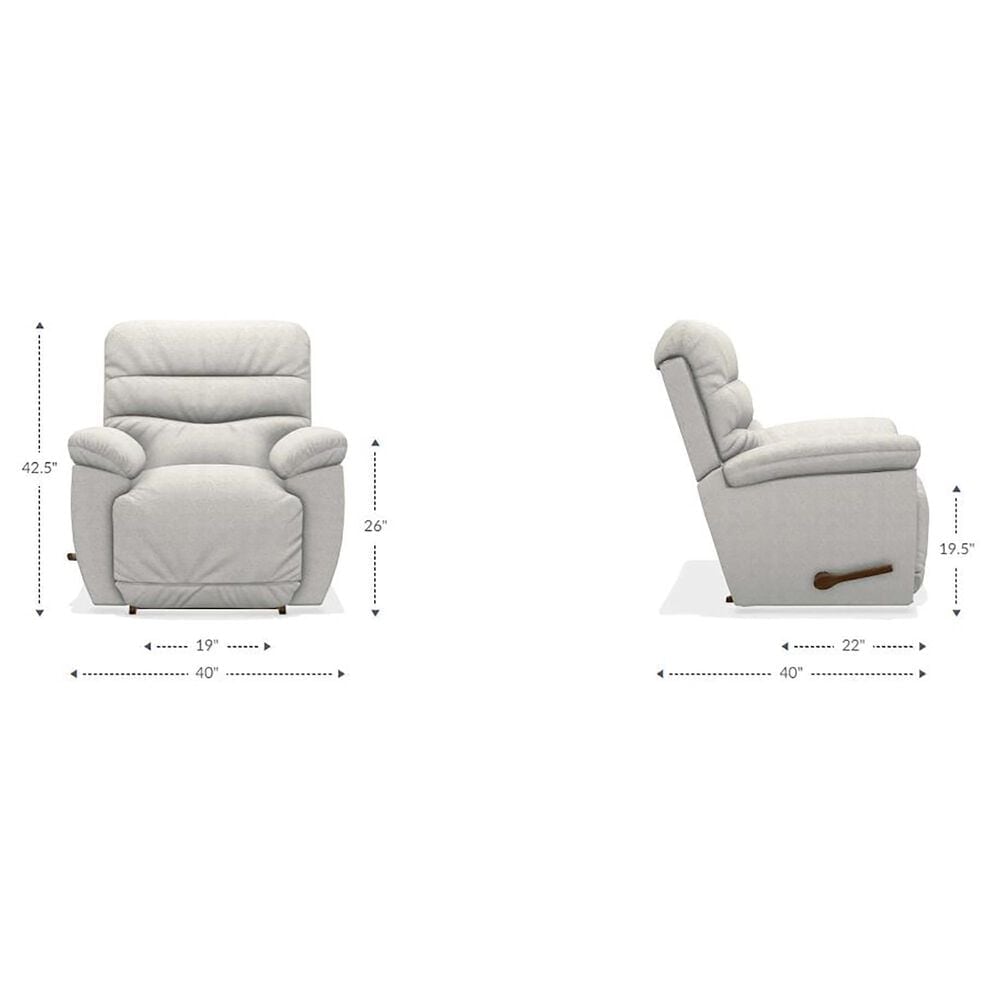 La-Z-Boy Joshua Manual Rocker Recliner in Gray, , large