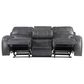 Steve Silver Keily Manual Reclining Sofa and Todoe Coffee Table in Dove Grey, , large