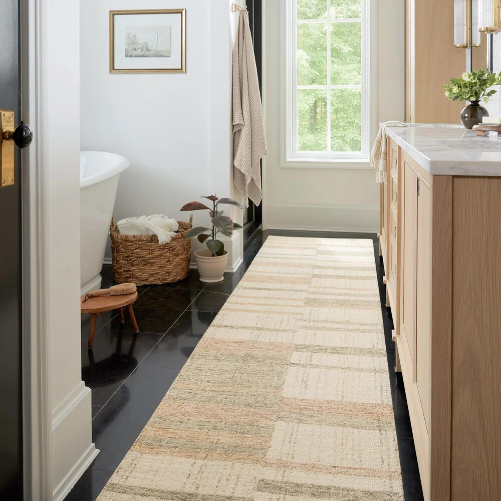 Chris Loves Julia x Loloi Chris 2&#39; x 5&#39; Natural and Multicolor Area Rug, , large