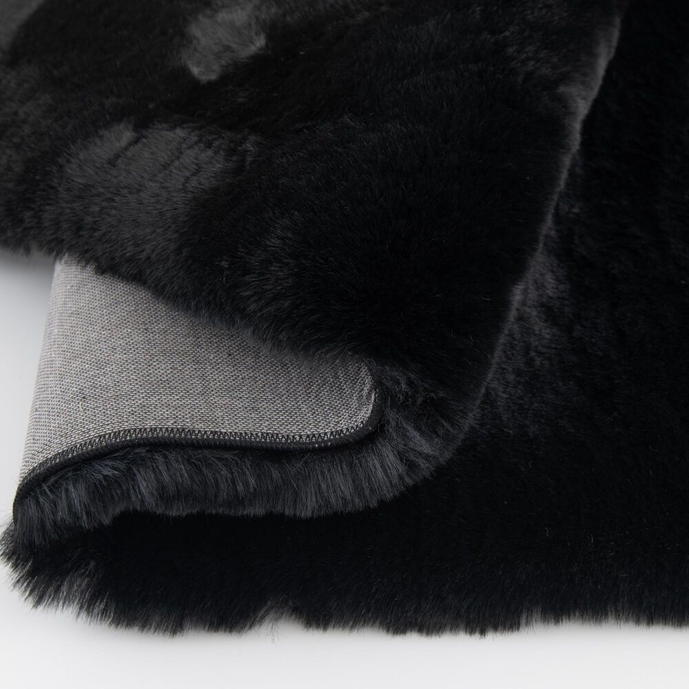 Central Oriental Ultimate Angora Black 7'6" x 9'6" Area Rug, , large