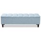 Baxton Studio Brette Storage Bench Ottoman in Blue, , large