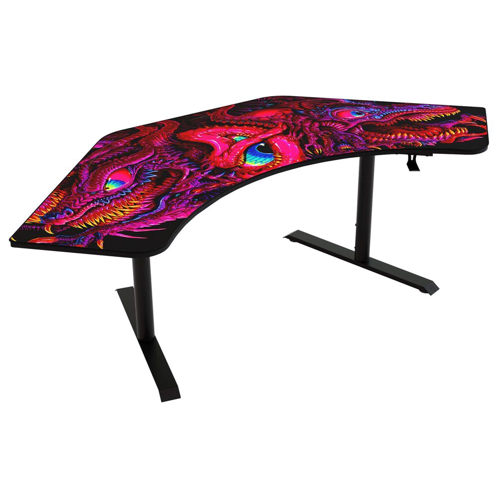 Arozzi Arena Angelo Gaming Desk in Crawling Chaos (Box 1 of 2), , large