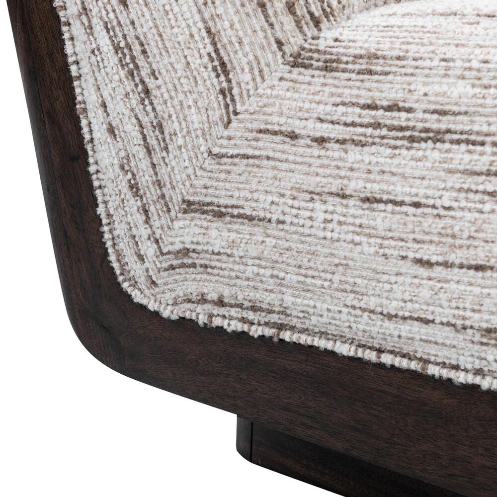 Classic Home Crandall Swivel Chair in Cocoa Cream, , large