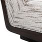 Classic Home Crandall Swivel Chair in Cocoa Cream, , large