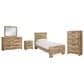 Ashley Hyanna 5-Piece Twin Bedroom Set in Golden Rust Tan, , large