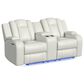 Mayberry Hill Carlo Power Reclining Loveseat in Pebble Oyster, , large