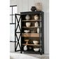 Ashley Ridgester Display Cabinet in Light Brown and Black, , large