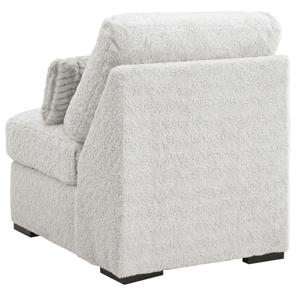 Ashley Cuddle Plush 6-Piece Stationary Left Facing Sectional with Chaise in Arctic, , large