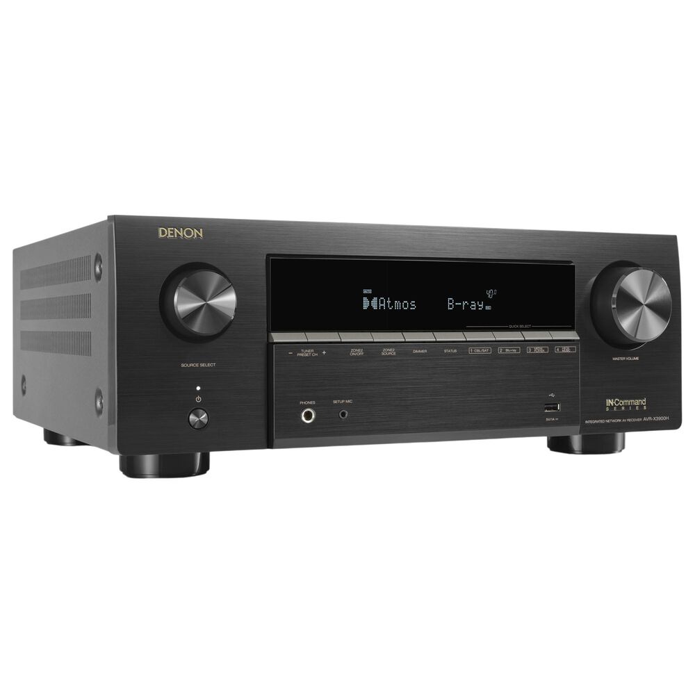 Denon 105W 9.4 Channels AV Receiver in Black, , large