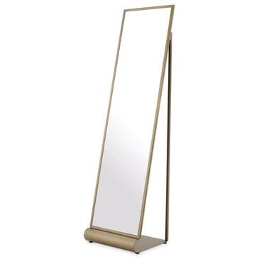 Eichholtz Panorama Floor Mirror in Brushed Brass, , large