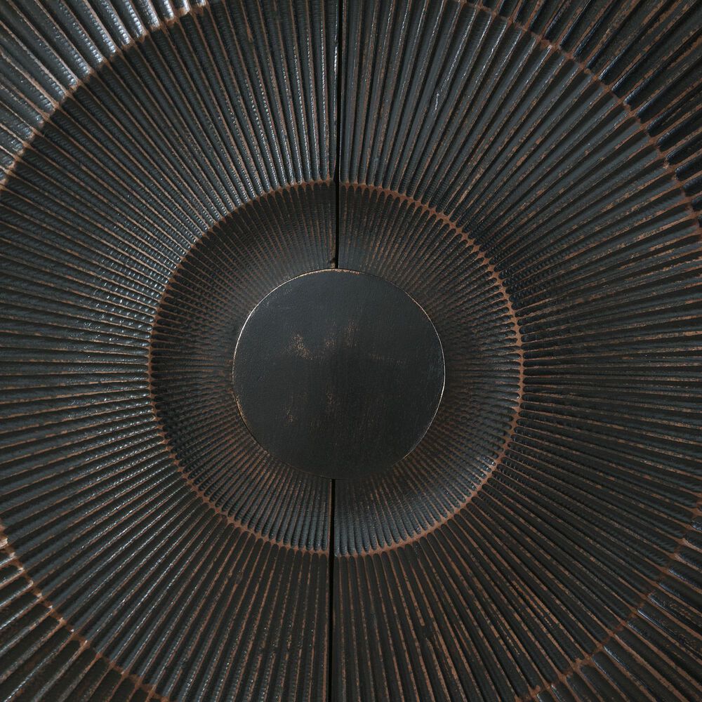 Ashley Fosterman Accent Cabinet in Distressed Black, , large