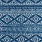 Safavieh Tulum 2" x 11" Navy and Ivory Runner, , large