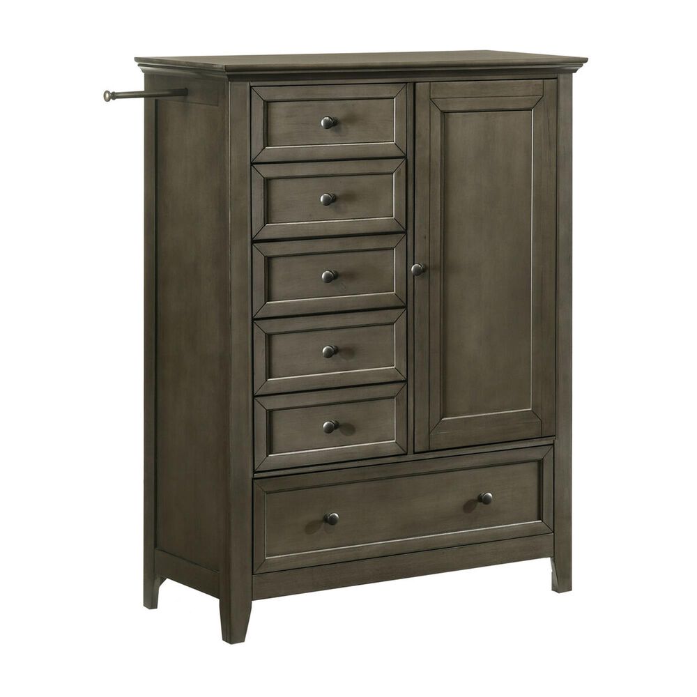 Hawthorne Furniture San Mateo Chifferobe in Gray, , large