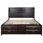 Ashley Vanmore 5-Piece King Storage Bedroom Set in Dark Brown, , large