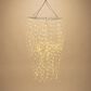 The Gerson Company Electric 2-Tier Chandelier with LED Lights in White, , large